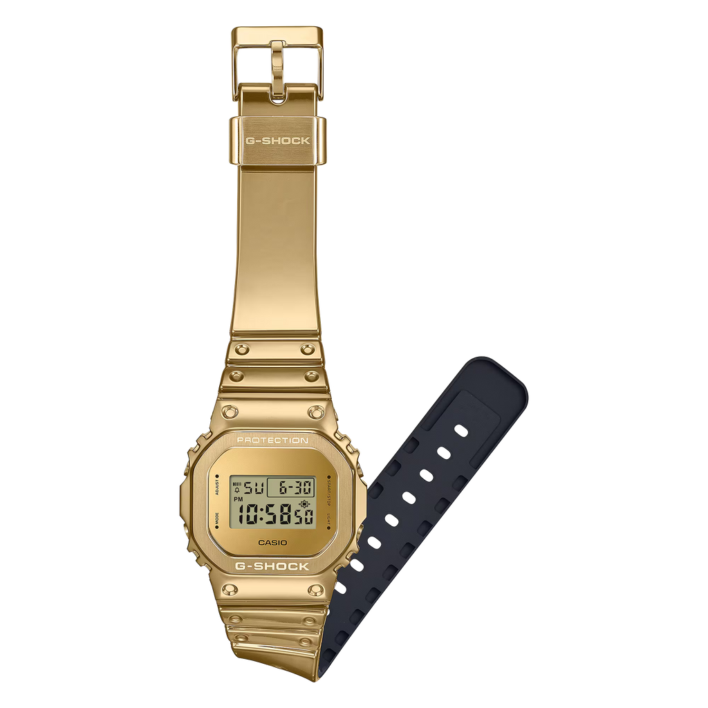 G-Steel G-Shock Fine Metallic Series Gold Watch GM-5600YMG-9DR