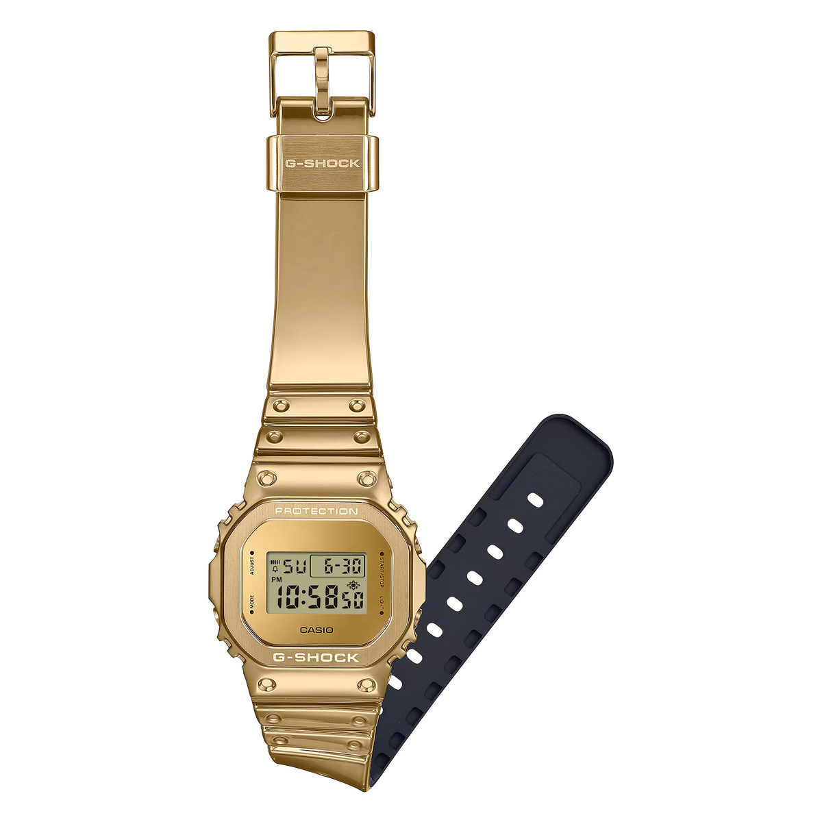 G-Steel G-Shock Fine Metallic Series Gold Watch GM-5600YMG-9DR