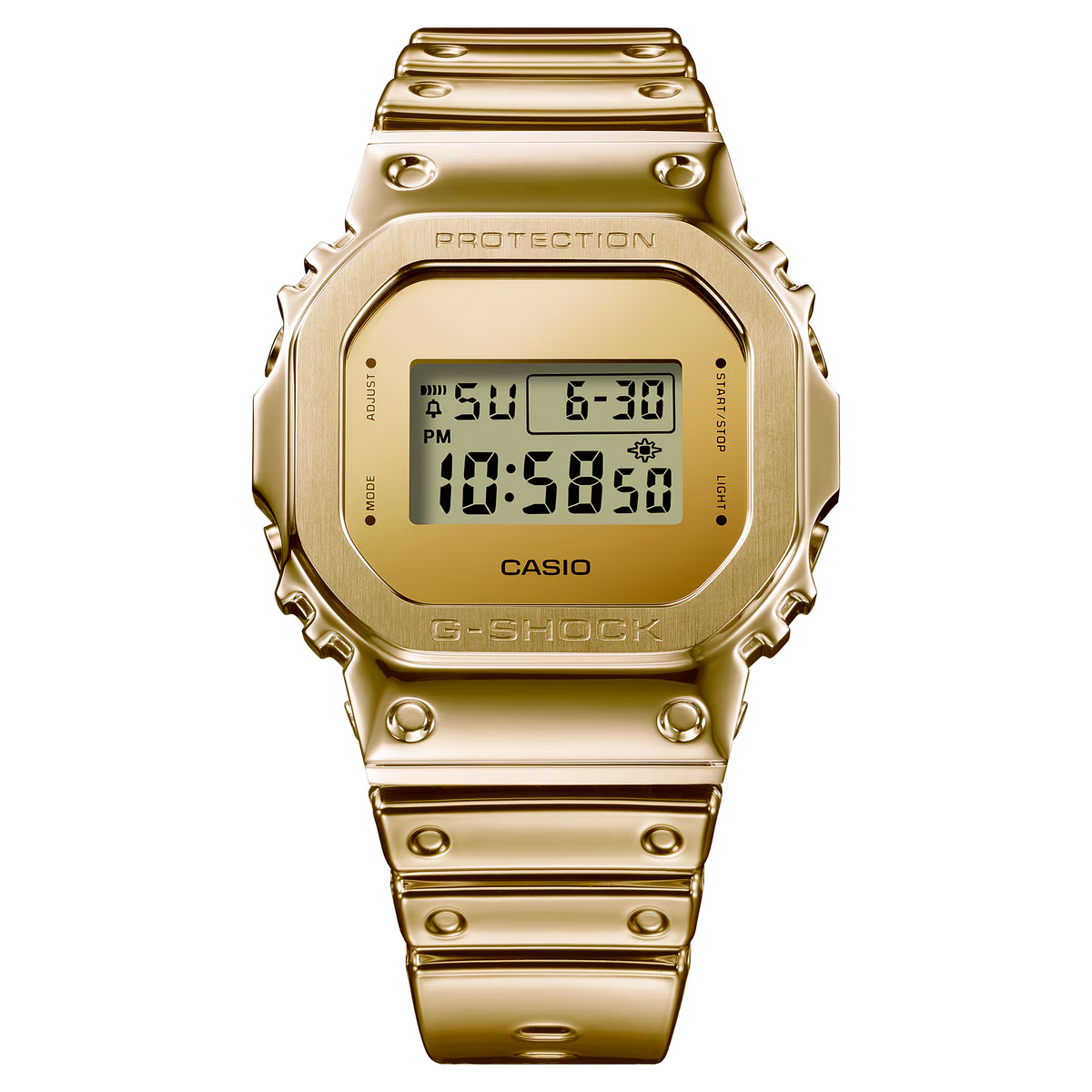 G-Steel G-Shock Fine Metallic Series Gold Watch GM-5600YMG-9DR