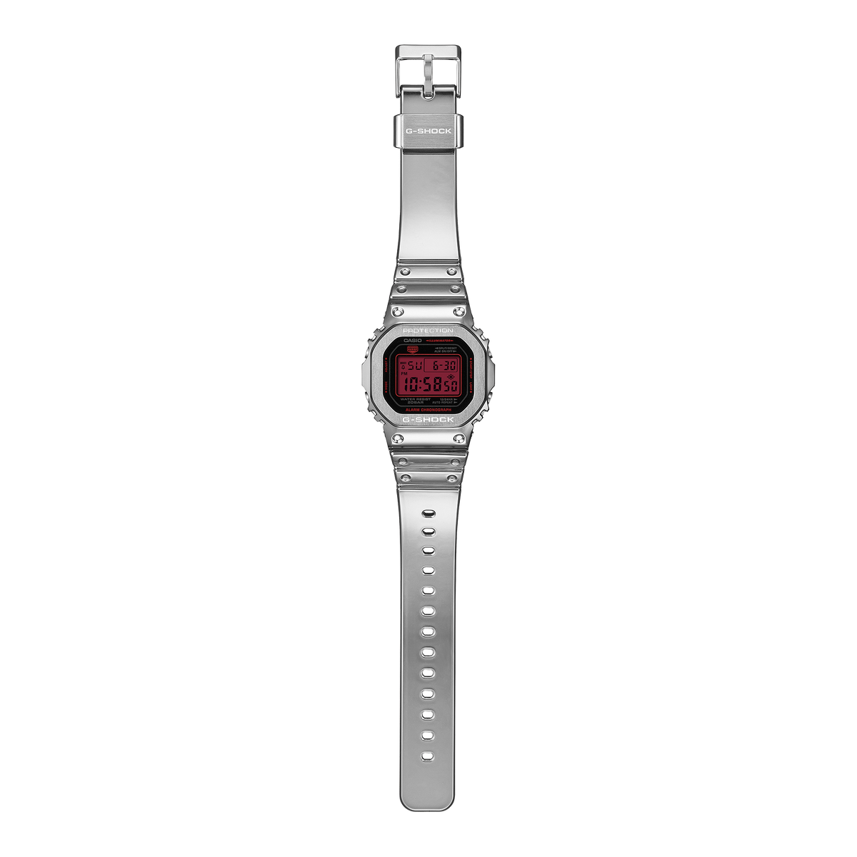 G-Shock Fine Metalic Silver Casual Digital Watch GM-5600YRA-8DR