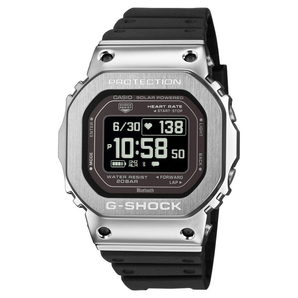 G-Shock Solar Powered Step Tracking Heart Rate Monitor Sporty Watch GM-H5600-1DR