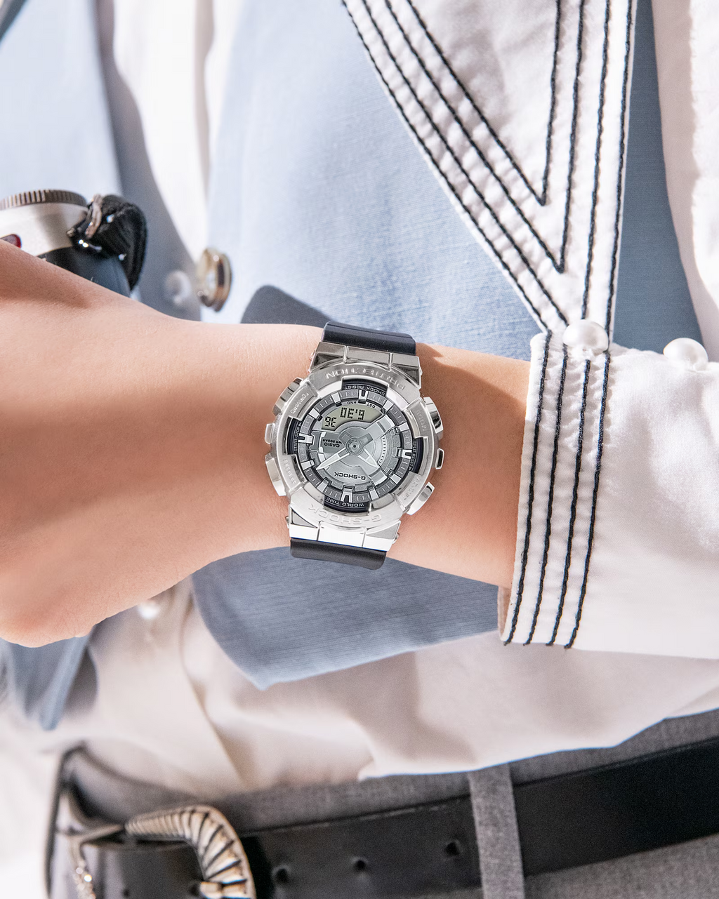 Casio G-Shock GM-S110-1ADR Analog-Digital Women's Watch