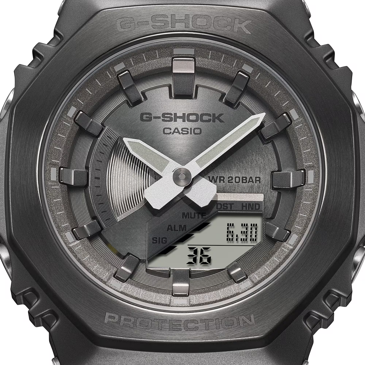 Casio G-Shock GM-S2100MF-1ADR Analog-Digital Women's Watch, Grey