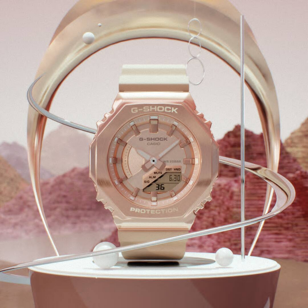 G-Shock Women Casual Watch GM-S2100PG-4ADR