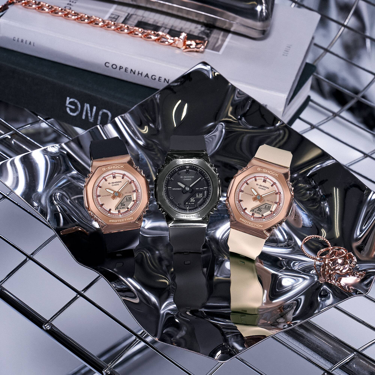 G-Shock Analog-Digital Women's Watch GM-S2110PG-4ADR