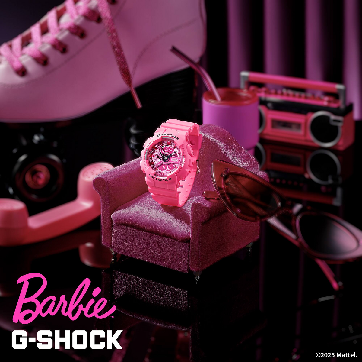 Barbie™ Collaboration Model G-Shock Women's Watch GMA-S110BE-4ADR