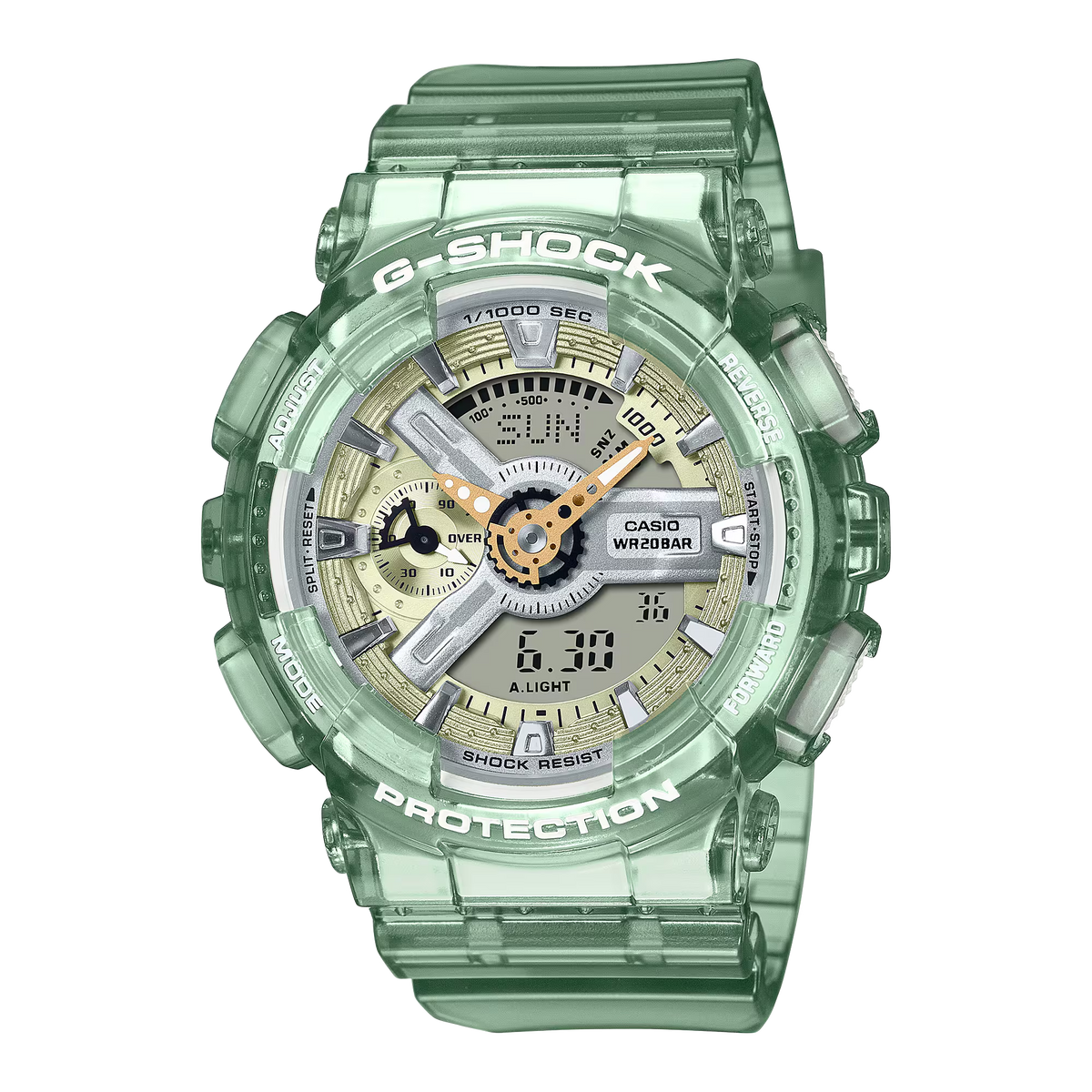 Casio G-Shock GMA-S110GS-3ADR Analog-Digital Ladies Watch, Green