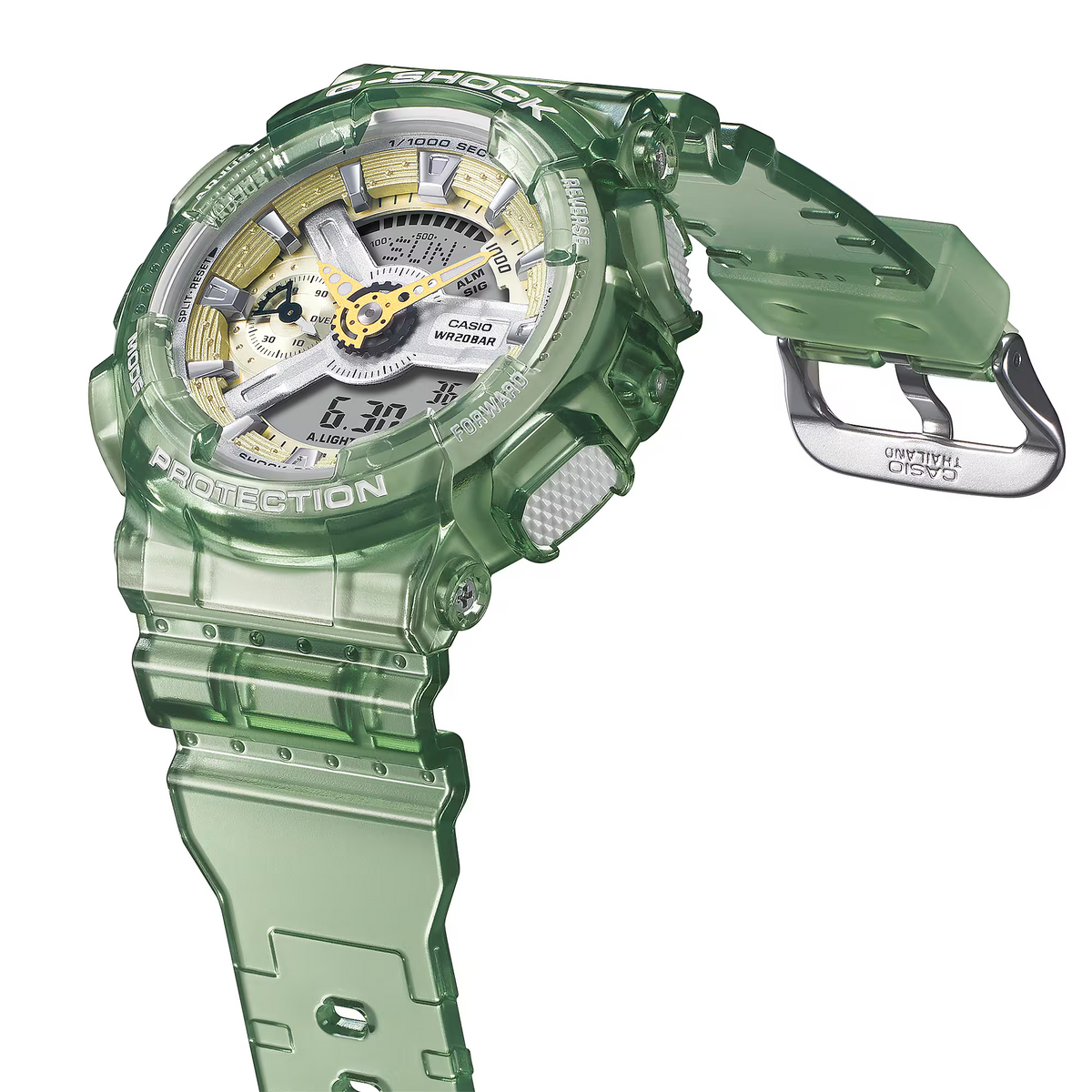 Casio G-Shock GMA-S110GS-3ADR Analog-Digital Ladies Watch, Green