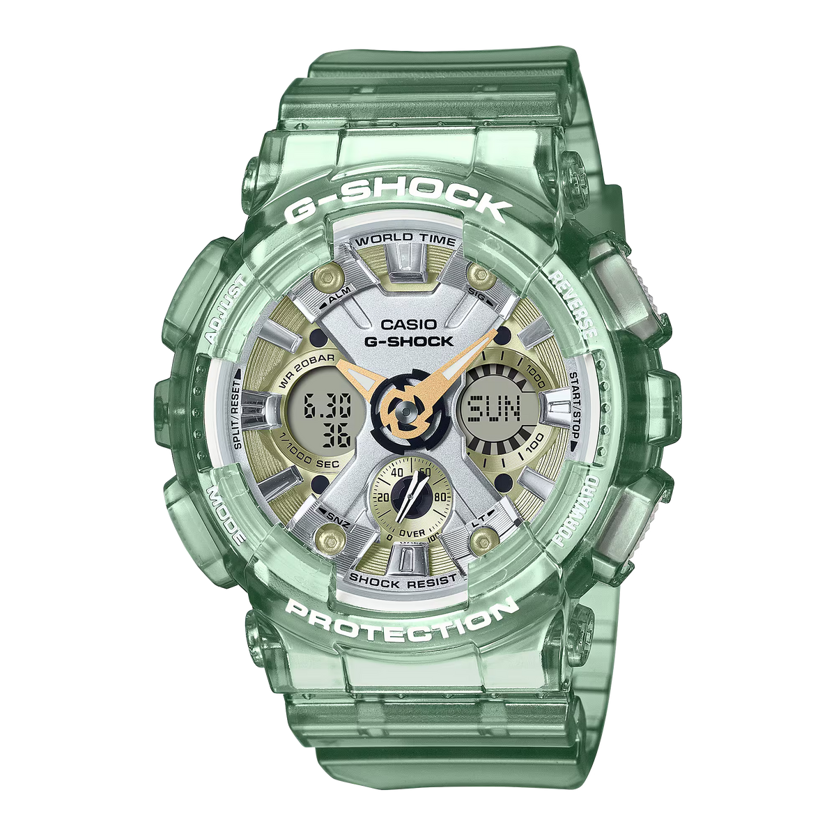Casio G-Shock GMA-S120GS-3ADR Analog-Digital Ladies Watch, Green