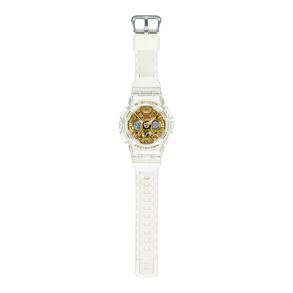 Casio G-Shock GMA-S120SG-7ADR Analog-Digital Women's Watch White Translucent