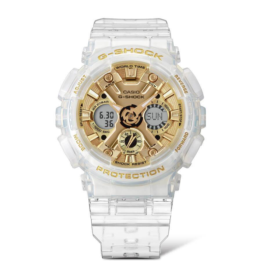 Casio G-Shock GMA-S120SG-7ADR Analog-Digital Women's Watch White Translucent