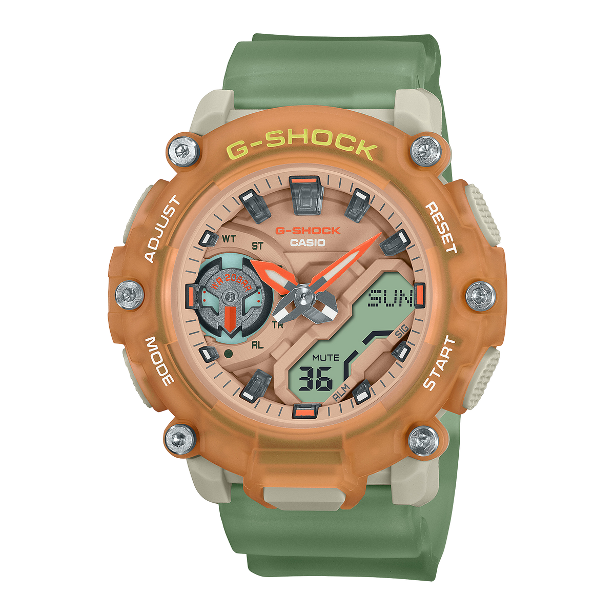 Casio G-Shock GMA-S2200PE-5ADR Analog-Digital Women's Watch Green
