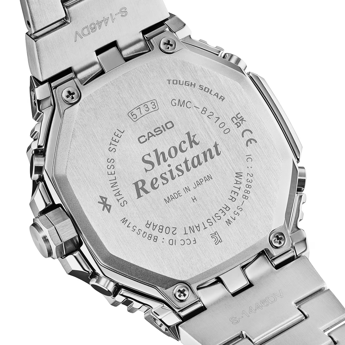 G-Shock Full Metal Solar Powered Bluetooth Men's Watch GMC-B2100ADS-1ADR