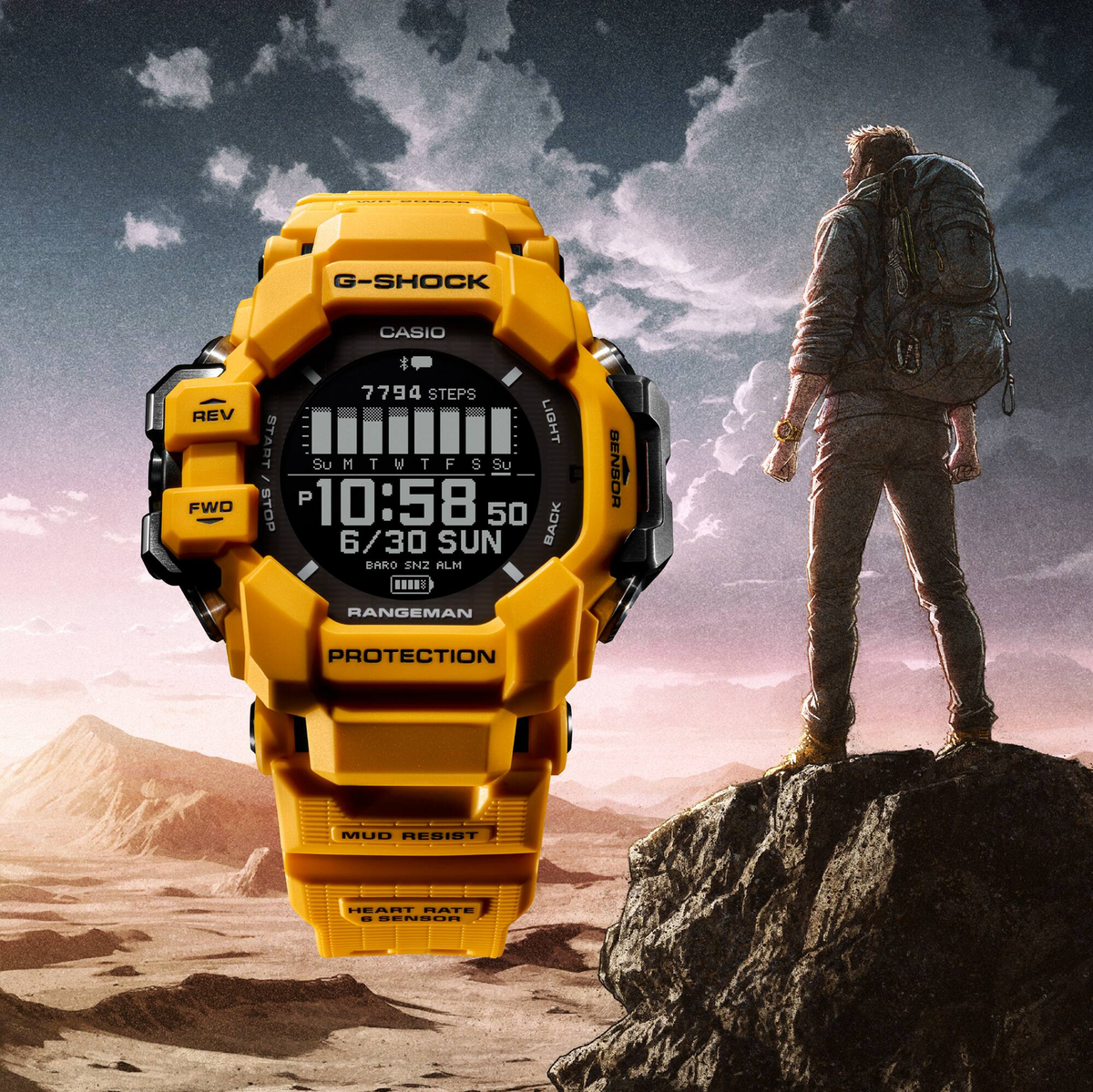 Casio G-Shock GPR-H1000-9DR Range Men's Watch