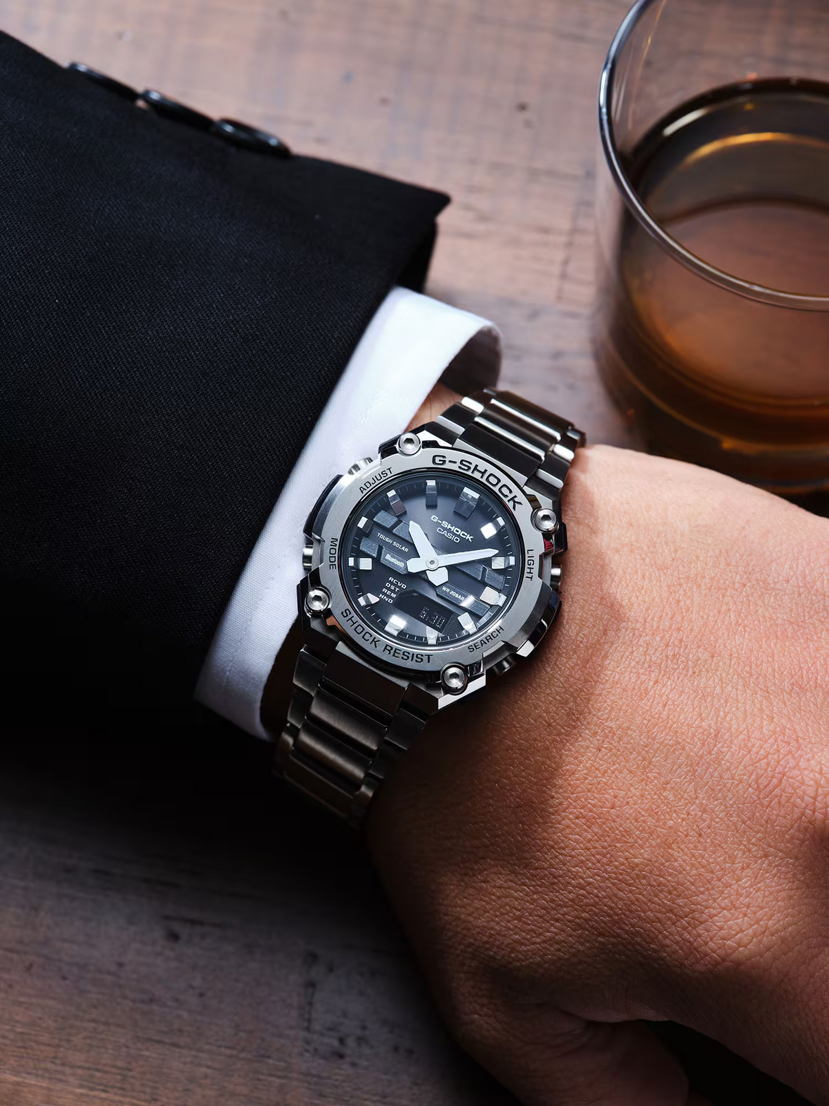 Casio G-Shock G-steel Stainless Steel Watch GST-B600D-1ADR