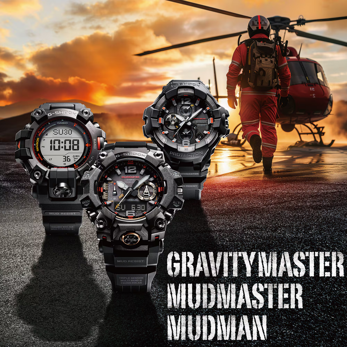 G-Shock Master Of G Mudmaster Men's Watch GW-9500MEC-1DR