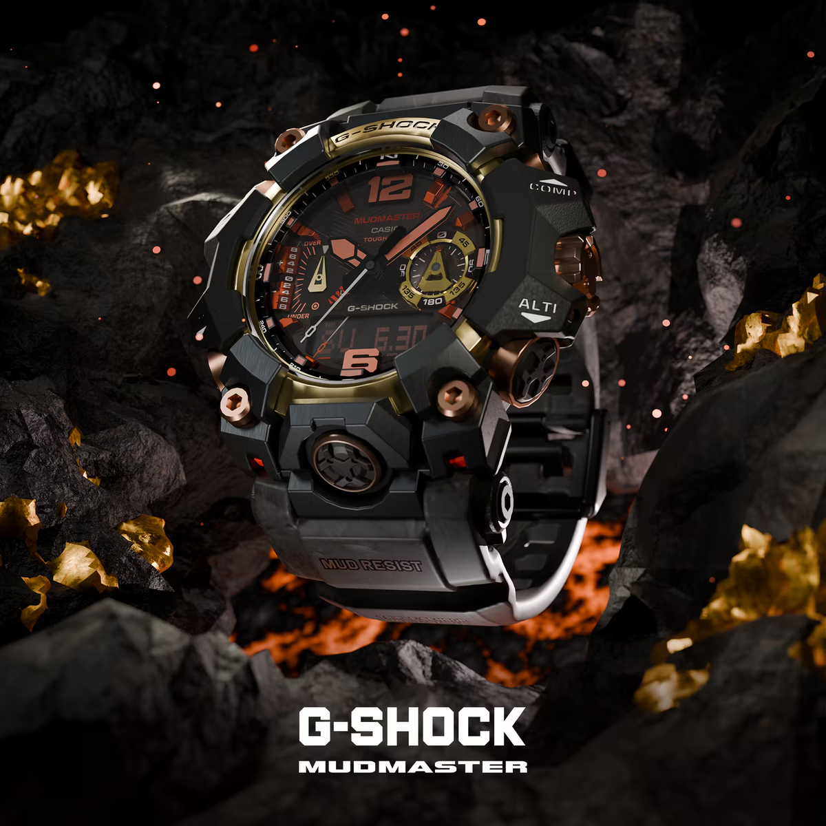 G-Shock Master Of G Mudmaster Men's Watch GWG-B1000MG-1A9DR