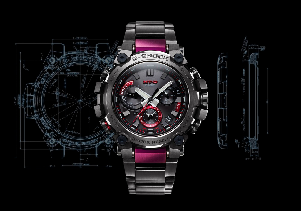 Casio G-Shock MTG-B3000BD-1ADR Analog Men's Watch, Black