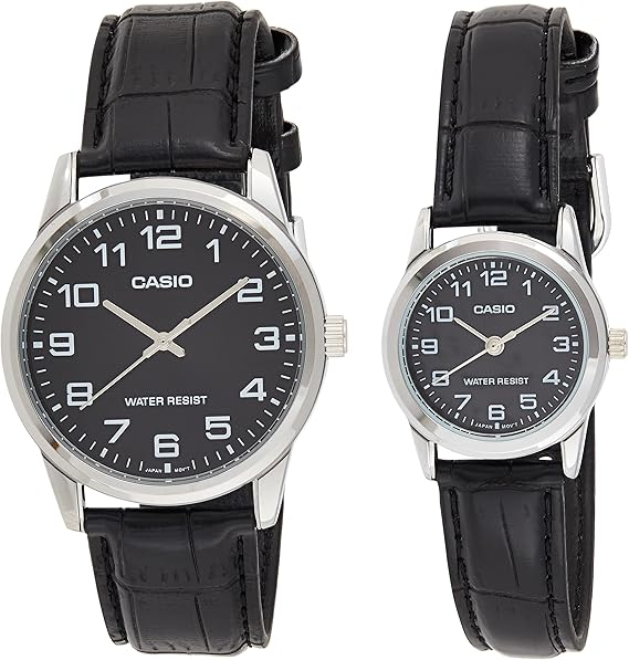 Casio Couple Watch Set – MTP-V001L-1BUDF & LTP-V001L-1BUDF (His & Hers)
