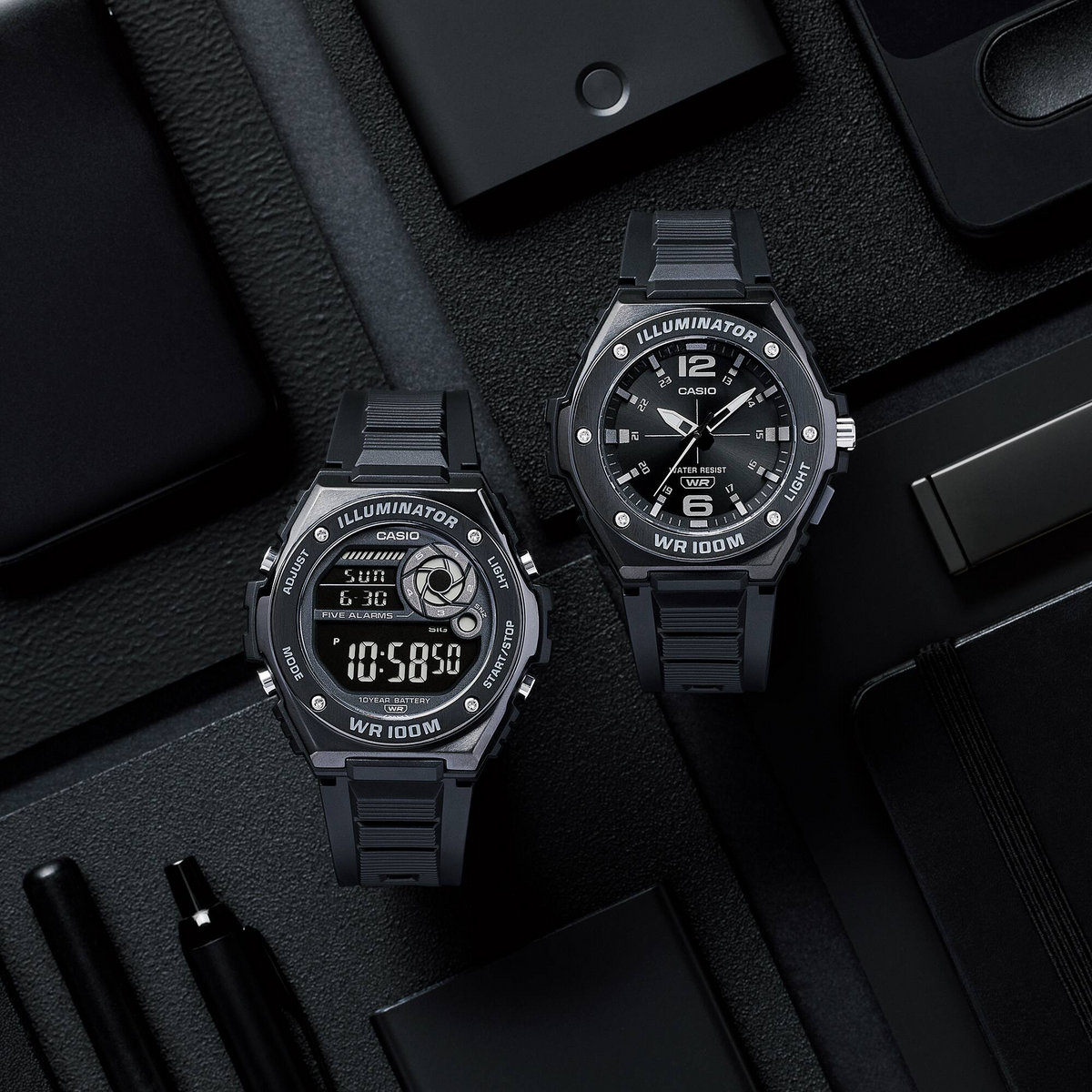 Casio Digital Men's Watch MWD-100HB-1BVDF