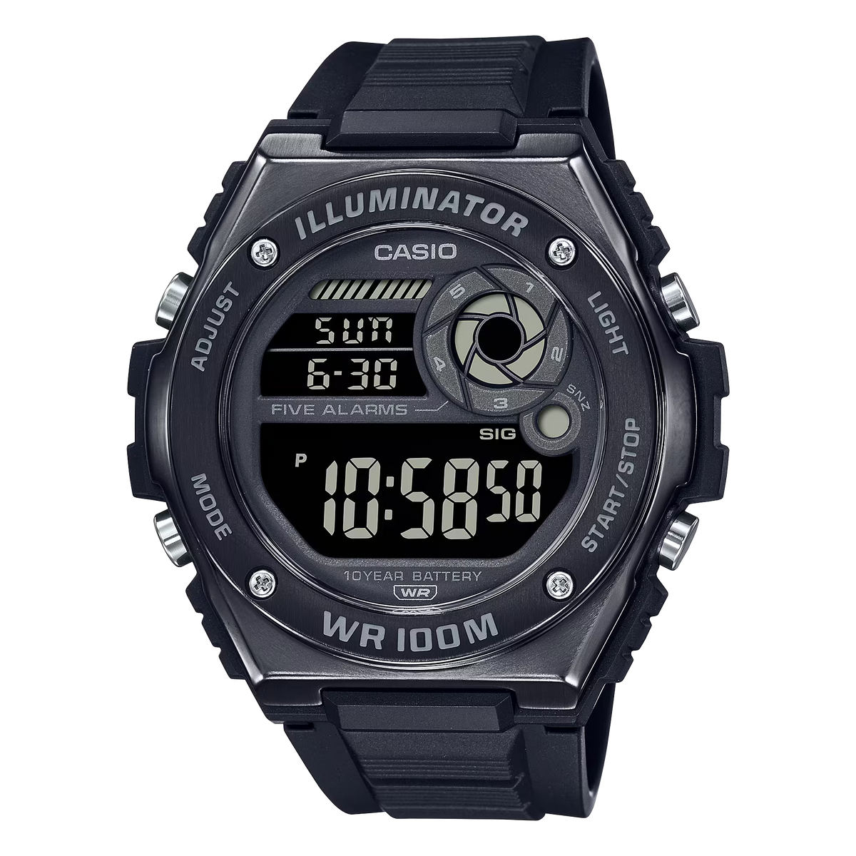 Casio Digital Men's Watch MWD-100HB-1BVDF
