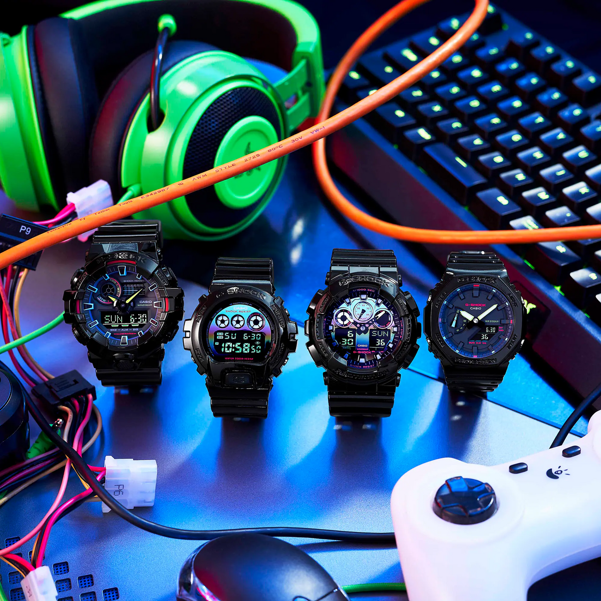 G-Shock Virtual Rainbow RGB Men Casual Watch DW-6900RGB-1DR