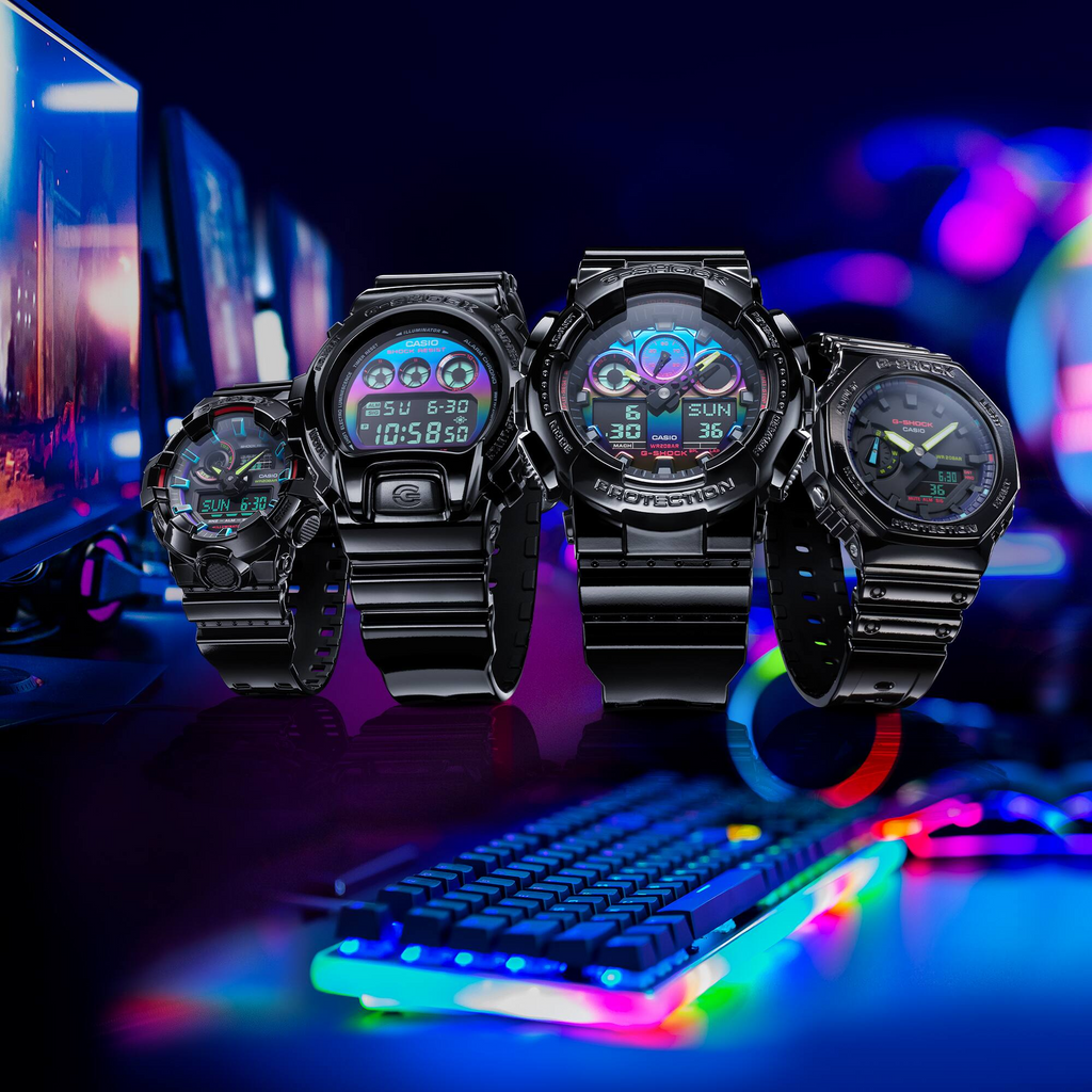 G-Shock Virtual Rainbow RGB Men Casual Watch DW-6900RGB-1DR