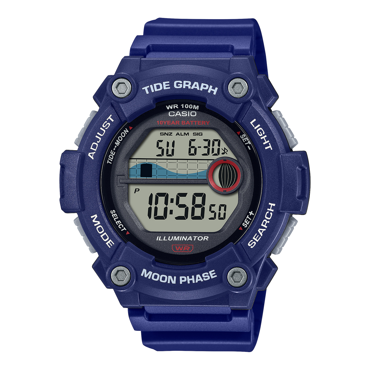 Casio Digital Men's Watch WS-1300H-2AVDF