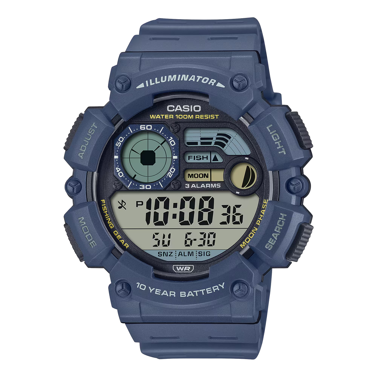 Casio Digital Men's Watch WS-1500H-2AVDF