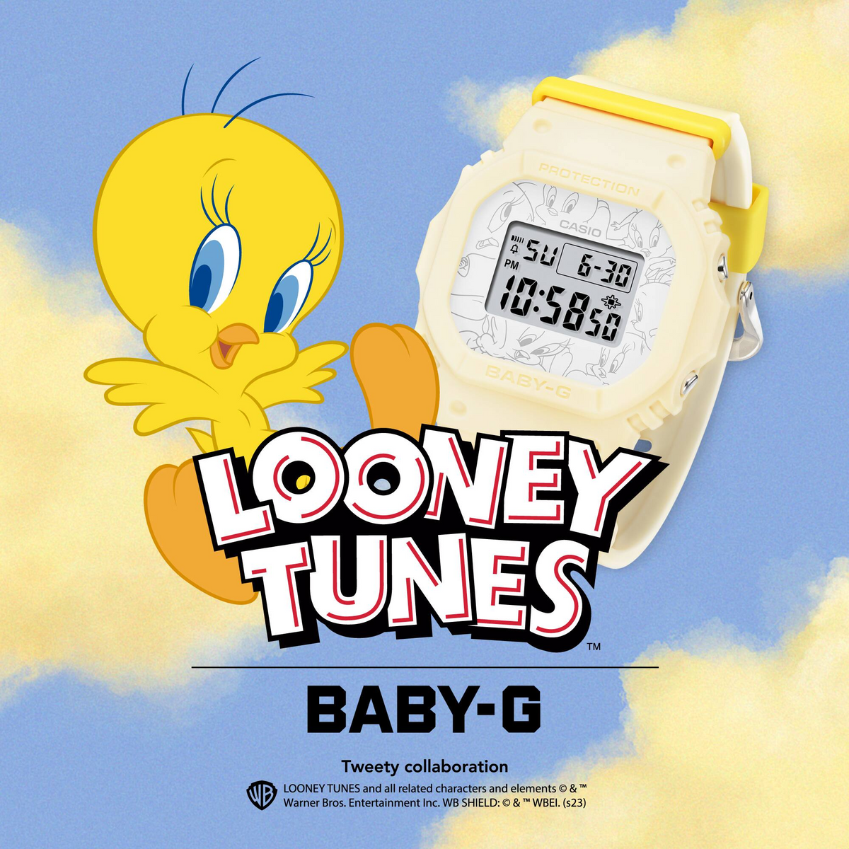 Casio Baby-G BGD-565TW-5DR Digital Women's Watch Yellow