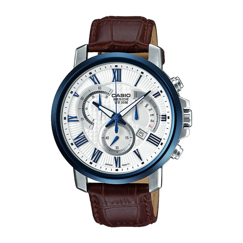Casio Analog Men's Watch BEM-520BUL-7A3VDF