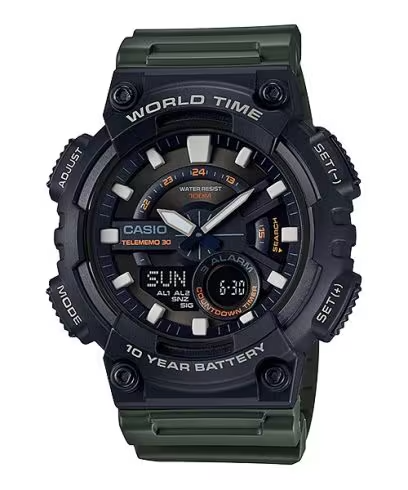 Casio Digital-analog Men's Watch AEQ-110W-3AVDF