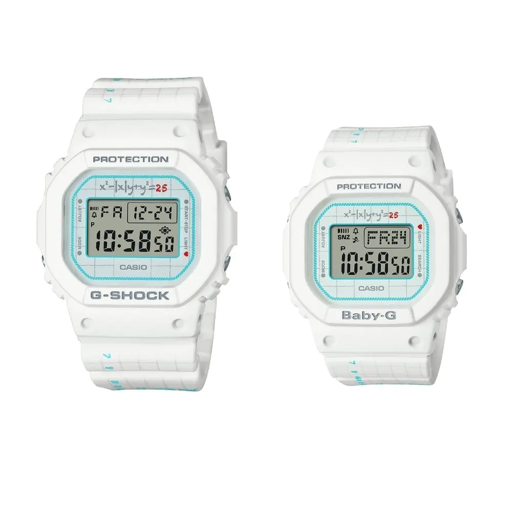 G-Shock and Baby-G Lover's Collection Pair Model LOV-21B-7DR