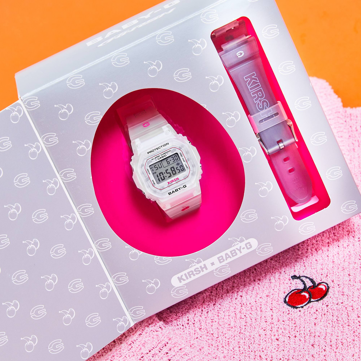 Casio Baby-G BGD-565KRS-7DR Digital Ladies Watch, White