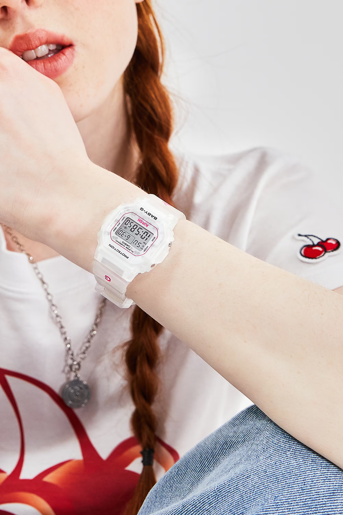 Casio Baby-G BGD-565KRS-7DR Digital Ladies Watch, White